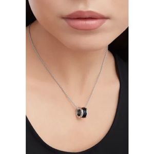 Bvlgari Save The Children Necklace in Black, Silver